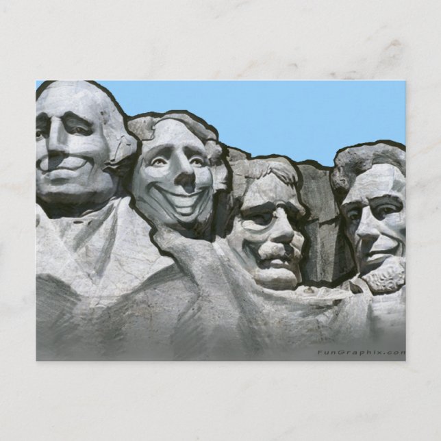 Carte Postale Mt Rushmore (Devant)