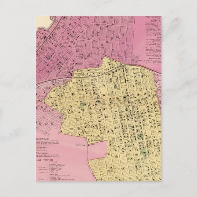 Carte Postale Mt Vernon, NY (Devant)