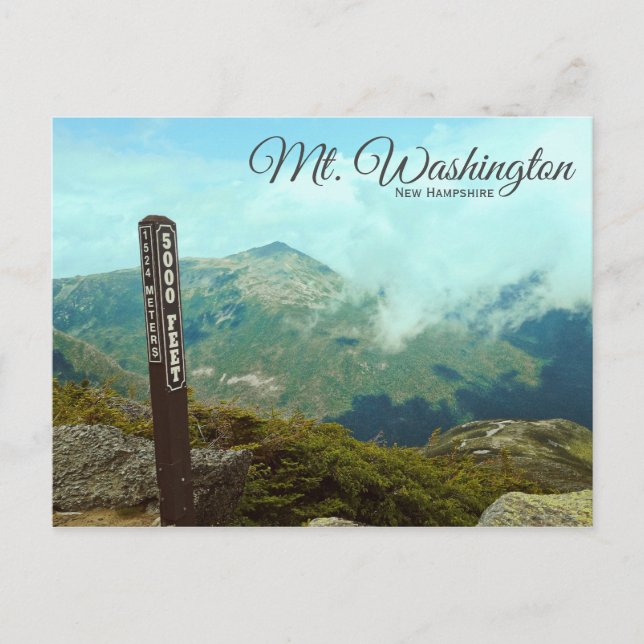 Carte postale Mt Washington New Hampshire (Devant)