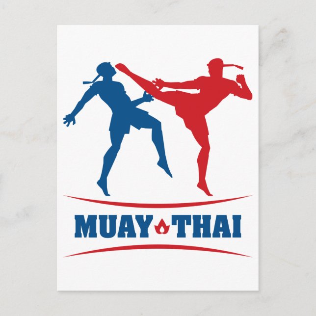 Carte Postale Muay Thai (Devant)