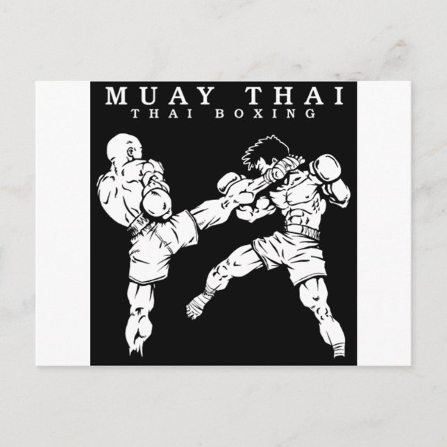 Carte Postale muay thai (Devant)