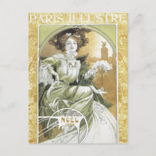 Carte postale Mucha : Alphonse Mucha - Art Nouveau