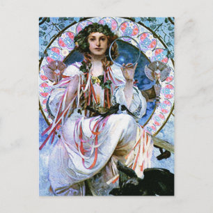 Carte postale Mucha : Alphonse Mucha - Slavia