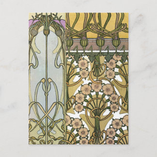 Carte Postale Mucha - Art nouveau Decoratifs 1901
