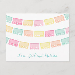 Carte Postale Muchas Gracias Papier mexicain Merci espagnol