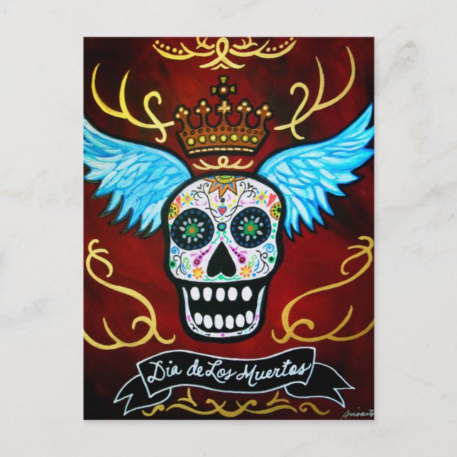 CARTE POSTALE MUERTOS WINGED (Devant)