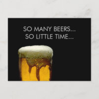 Carte postale Mug de bière mousse