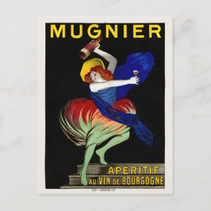 Carte Postale Mugnier Apéritif Leonetto Cappiello 1912 Vintage P
