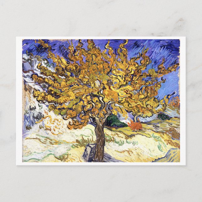 Carte Postale Mulberry Tree, Vincent van Gogh (Devant)