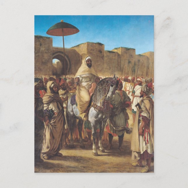 Carte Postale Muley Abd-ar-Rhaman, Le Sultan du Maroc (Devant)