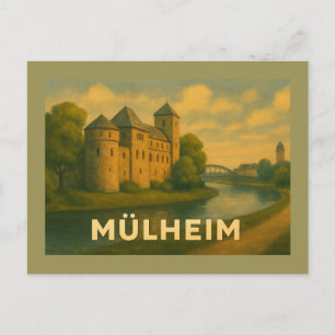 Carte Postale Mülheim Allemagne Art de Ville