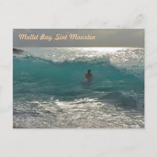 Carte Postale Mullet Bay, SXM