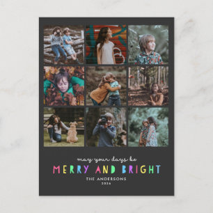 Carte postale multi-photos de vacances Bright Ligh