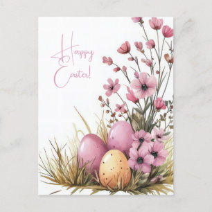 Carte postale multicolore d'Aquarell Oster avec oe