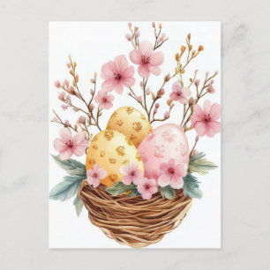 Carte postale multicolore d'Aquarell Oster avec oe