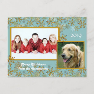 Carte postale multiphoto de Noël familiale