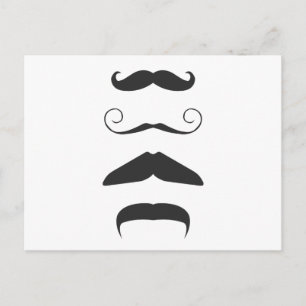 Carte Postale Multiple Moustache