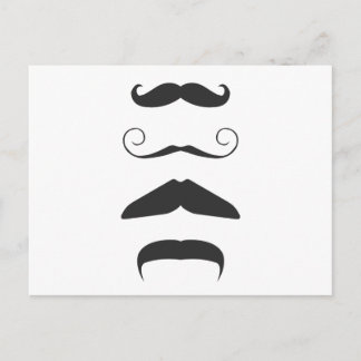 Carte Postale Multiple Moustache