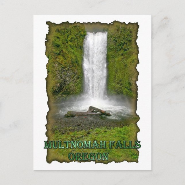 Carte Postale Multnomah Falls (Devant)