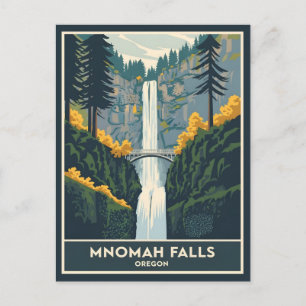 Carte Postale Multnomah Falls Oregon