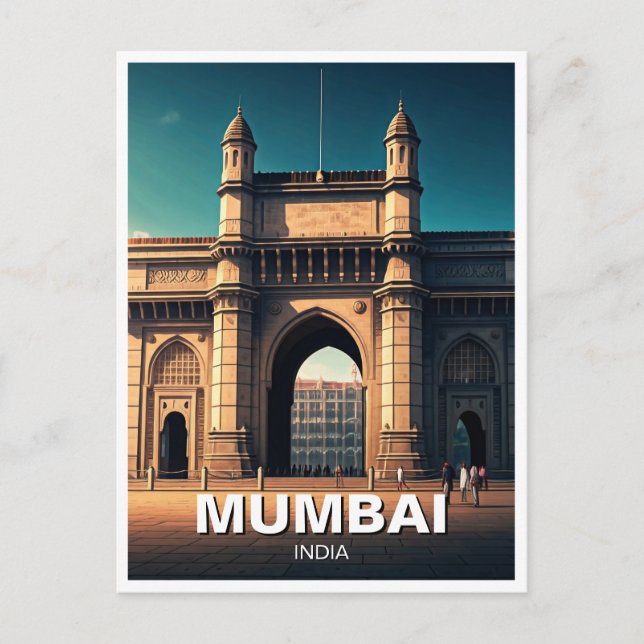 Carte Postale Mumbai Gateway of India Travel Souvenir (Devant)