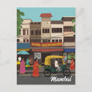 Carte Postale Mumbai Travel Souvenir