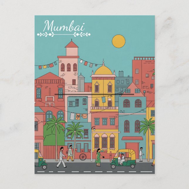 Carte Postale Mumbai Travel Souvenir (Devant)