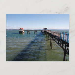 Carte Postale Mumbles jetées et stations de sauvetage, Swansea