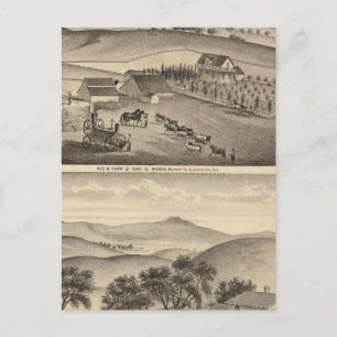 Carte Postale Munch, Résidences de Stanley, fermes