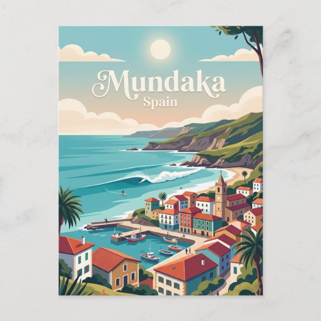 Carte Postale Mundaka Espagne (Devant)