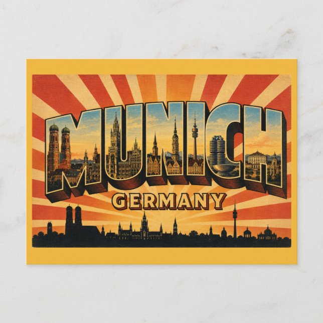 Carte Postale Munich Allemagne Frauenkirche (Devant)