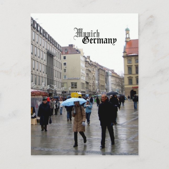 Carte Postale Munich Allemagne Voyage Souvenir (Devant)