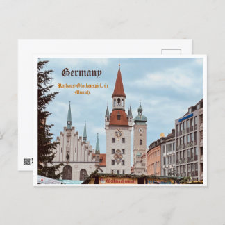 Carte Postale Munich Allemande, Personnalisée