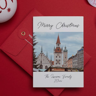 Carte Postale Munich Personnaliser le marché de Noël Allemagne