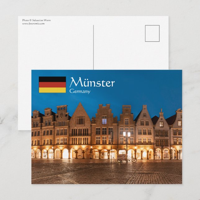 Carte Postale Münster Allemagne (Devant / Derrière)