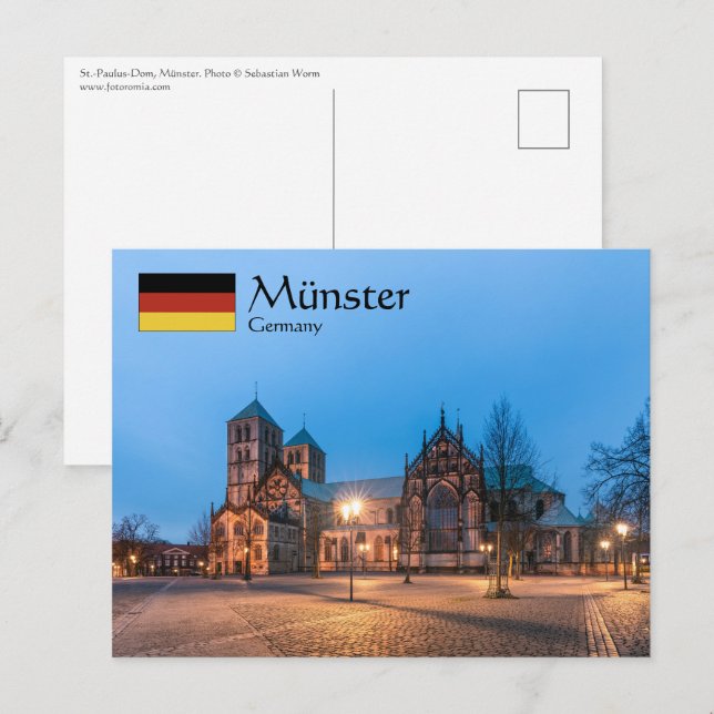 Carte Postale Münster Allemagne (Devant / Derrière)