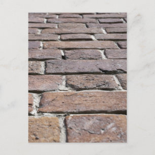 CARTE POSTALE MUR BRICKS