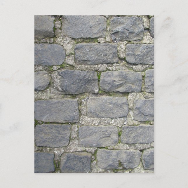Carte postale Mur brique, personnaliser (Devant)