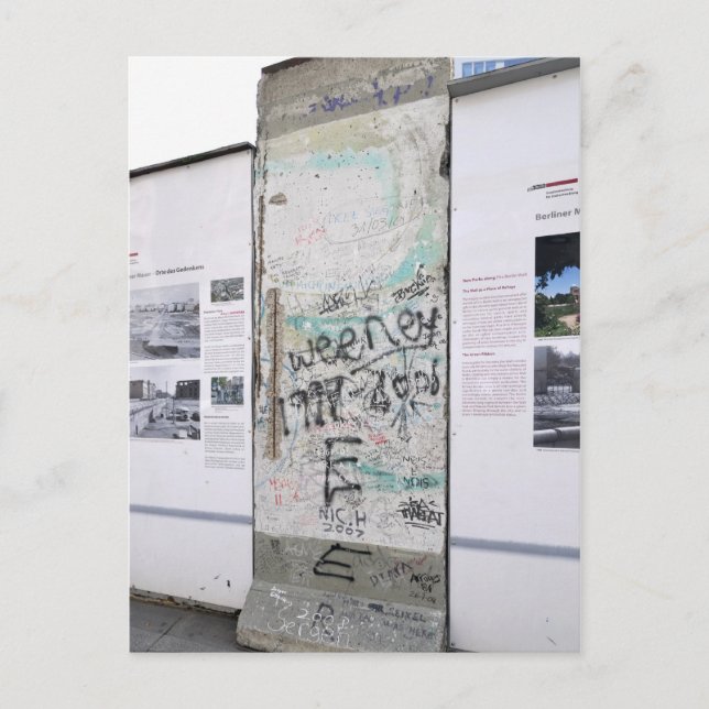 Carte Postale Mur de Berlin (Devant)