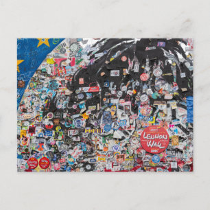 Carte Postale Mur de Lennon à Prague - République tchèque