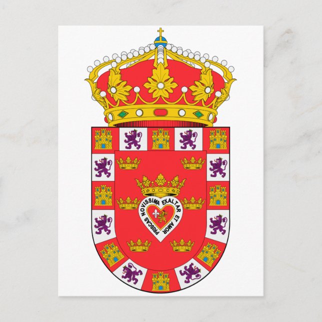 Carte Postale Murcia (Espagne) Armoiries (Devant)