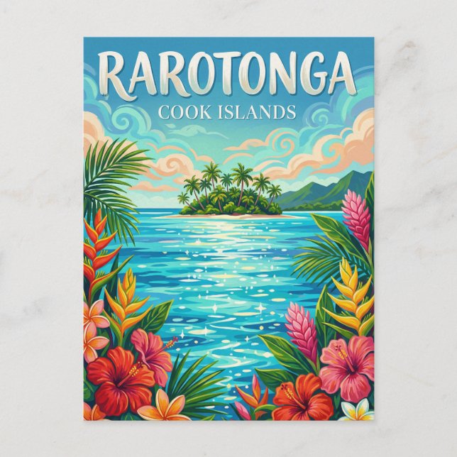 Carte Postale Muri Lagoon Cook Islands (Devant)