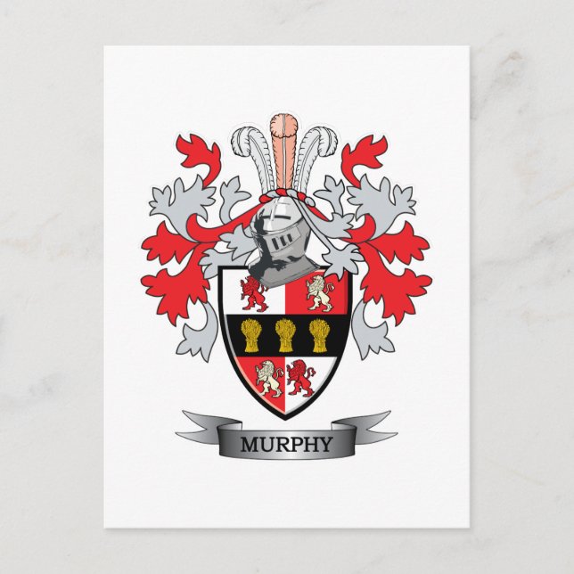 Carte Postale Murphy Coat of Arms (Devant)