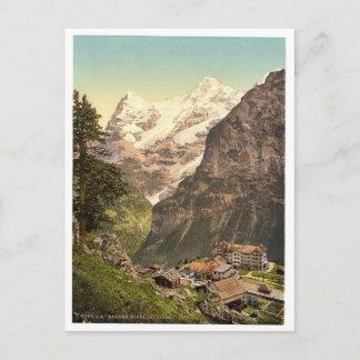 Carte Postale Murren, Alpes de DES d'hôtel, Bernese Oberland,