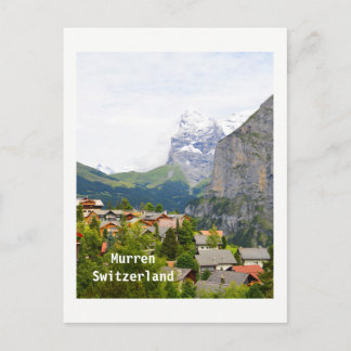Carte Postale Murren en Suisse