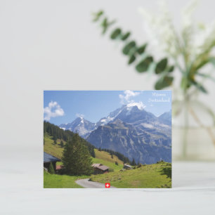Carte postale Mürren, Suisse