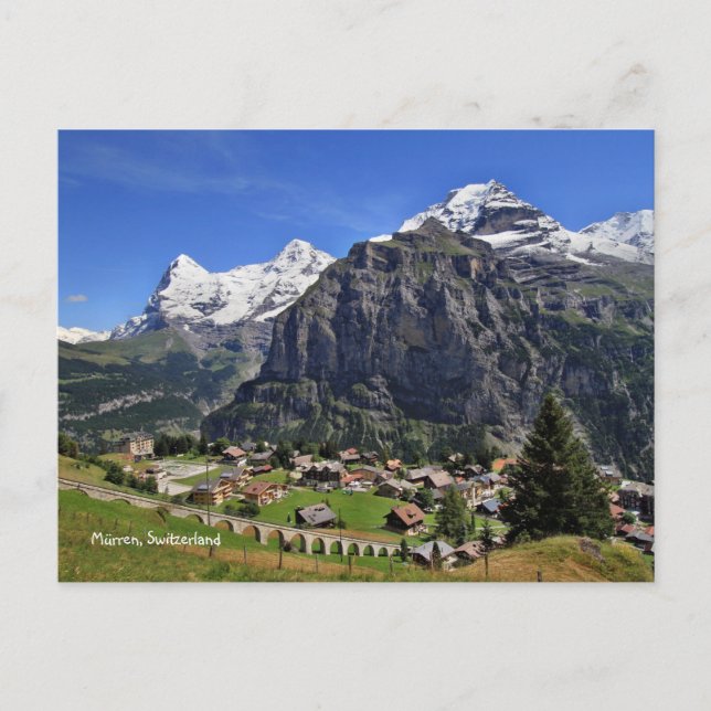 Carte Postale Mürren, Suisse - Schweiz (Devant)
