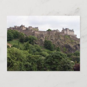 Carte Postale murs du château d'edinburgh