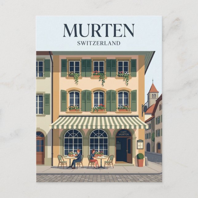 Carte Postale Murten Suisse (Devant)