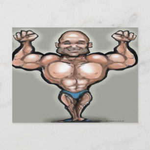 Carte Postale Muscle Dude